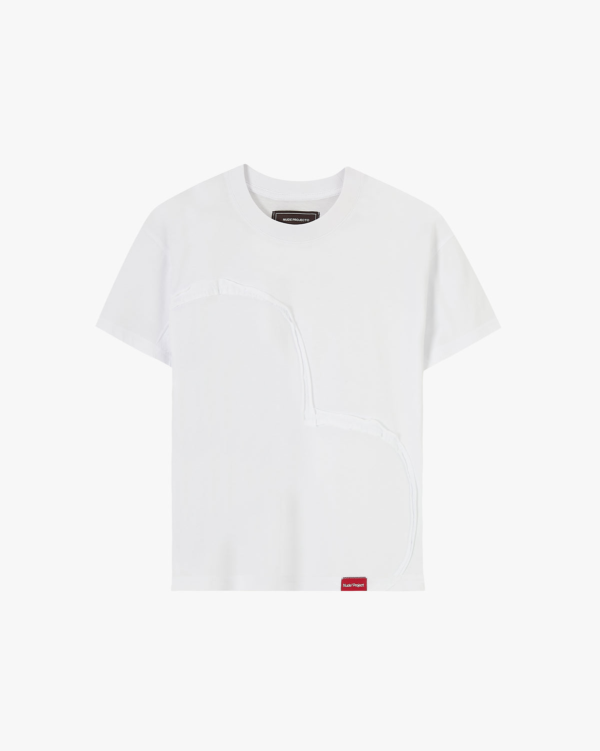 Heart Slim Tee White