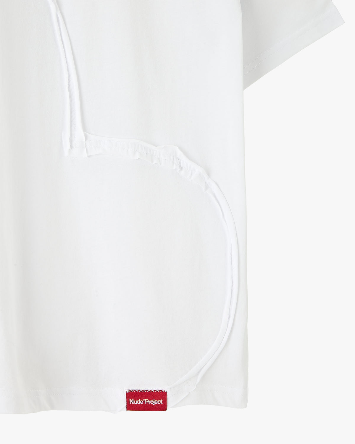 Heart Slim Tee White