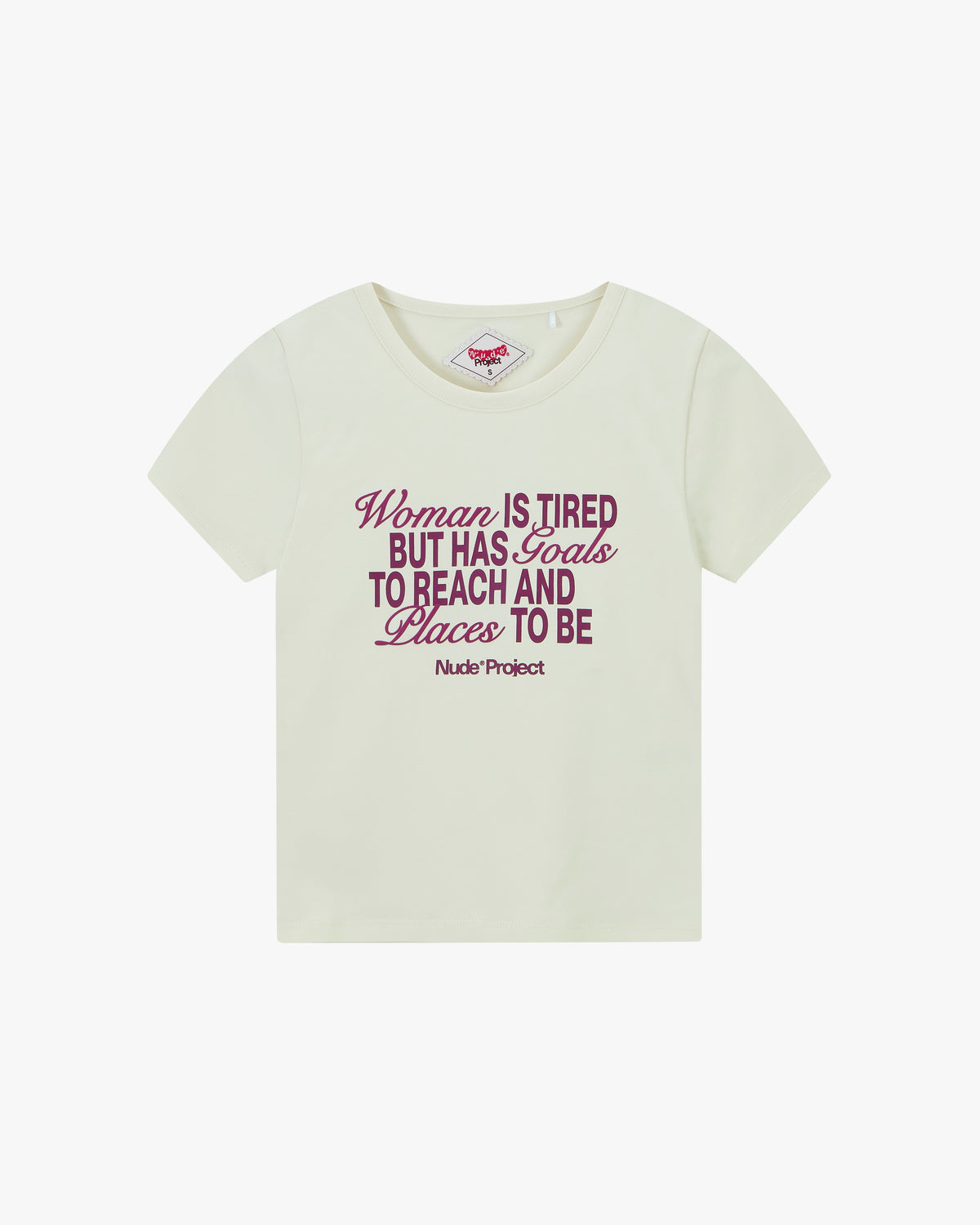 Camiseta Baby Goals Blanco Crema