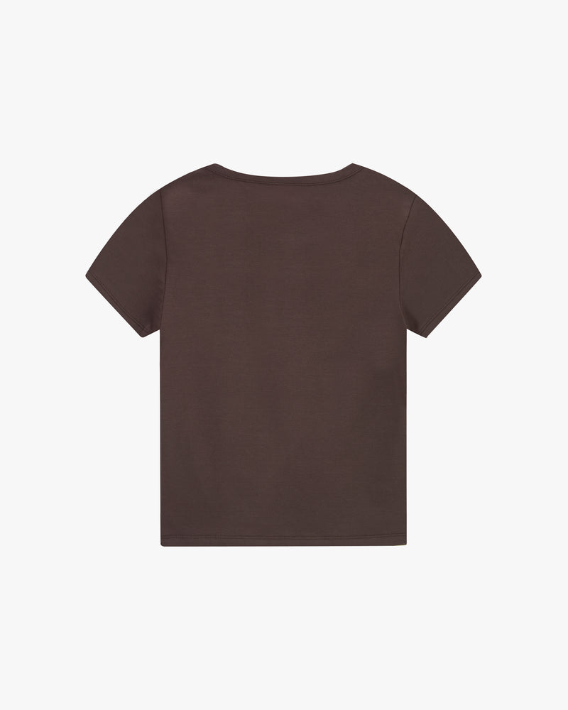 Goals Baby Tee Brown
