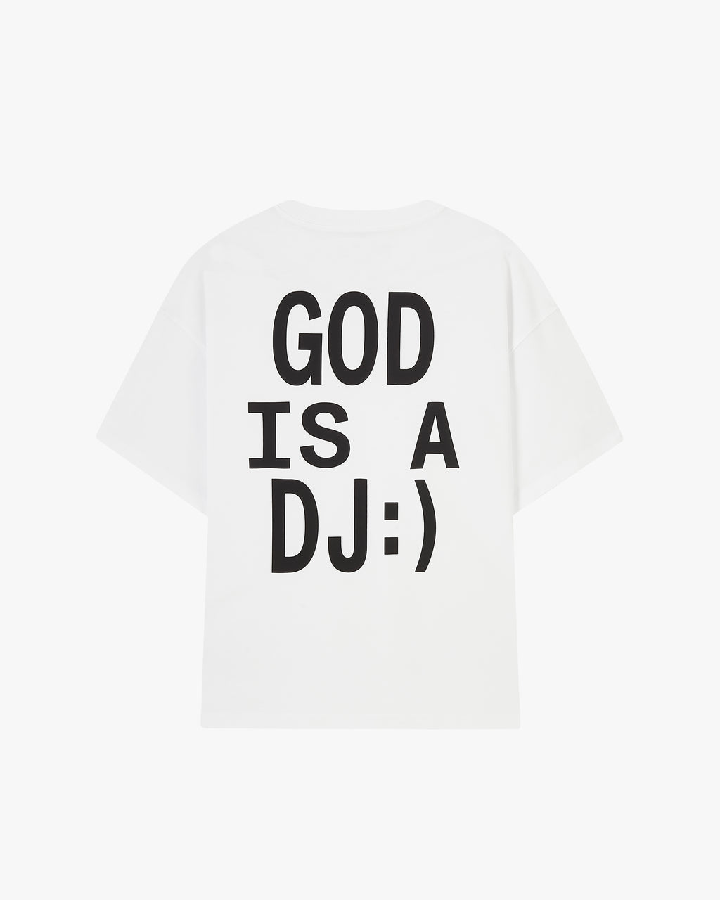 God is a DJ Tee White – Nude Project