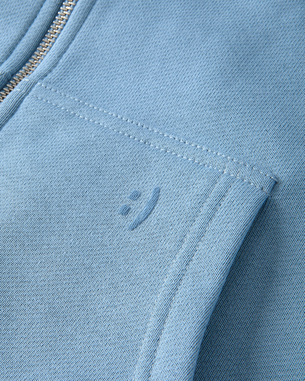 God Is A Dj Zip-Up Blue