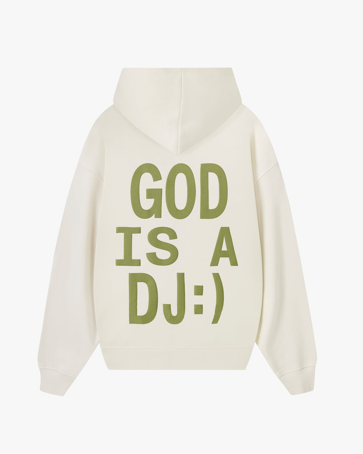 God Is A Dj Zip-Up Marhsmallow