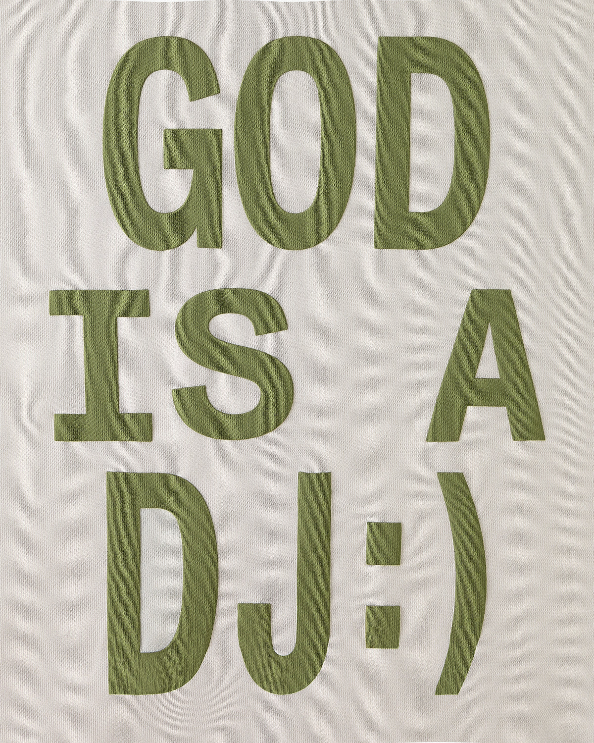 God Is A Dj Zip-Up Marhsmallow