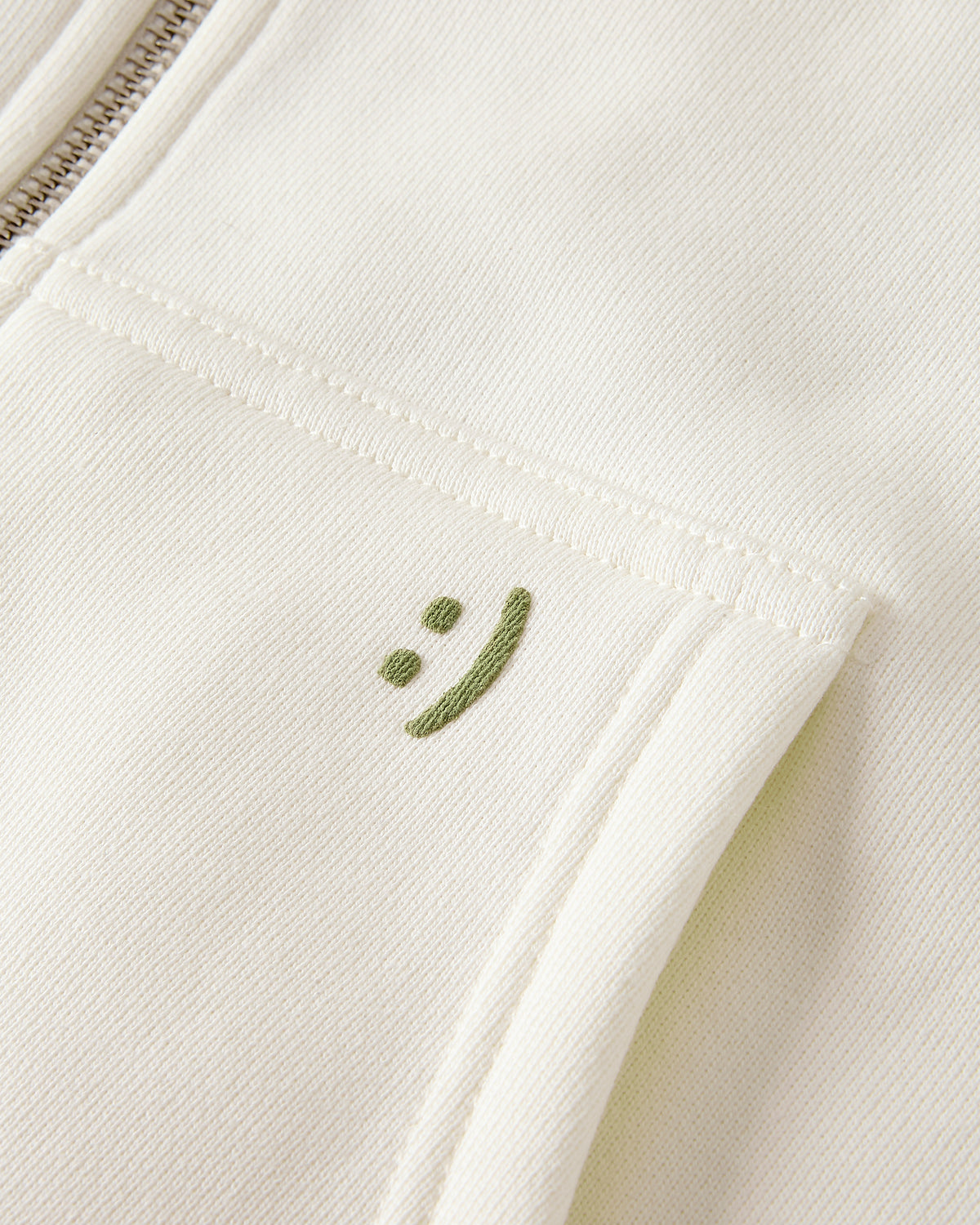 God Is A Dj Zip-Up Marhsmallow