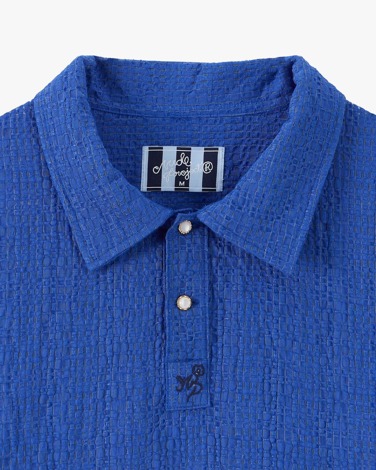 Half Polo Blue