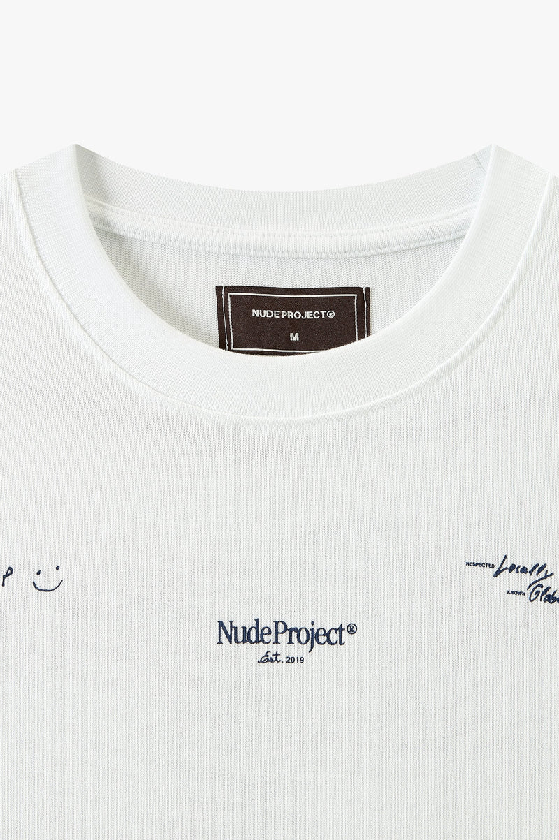 Global Soon Tee White