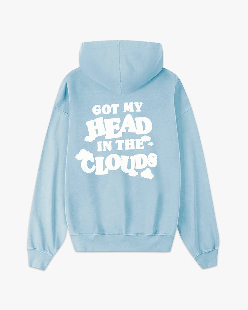 HEAD IN CLOUDS HOODIE BABY BLUE