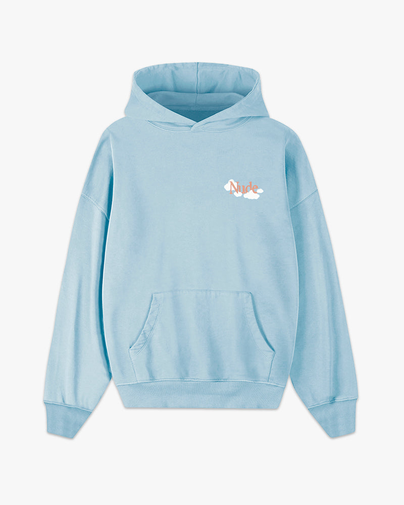 HEAD IN CLOUDS HOODIE BABY BLUE