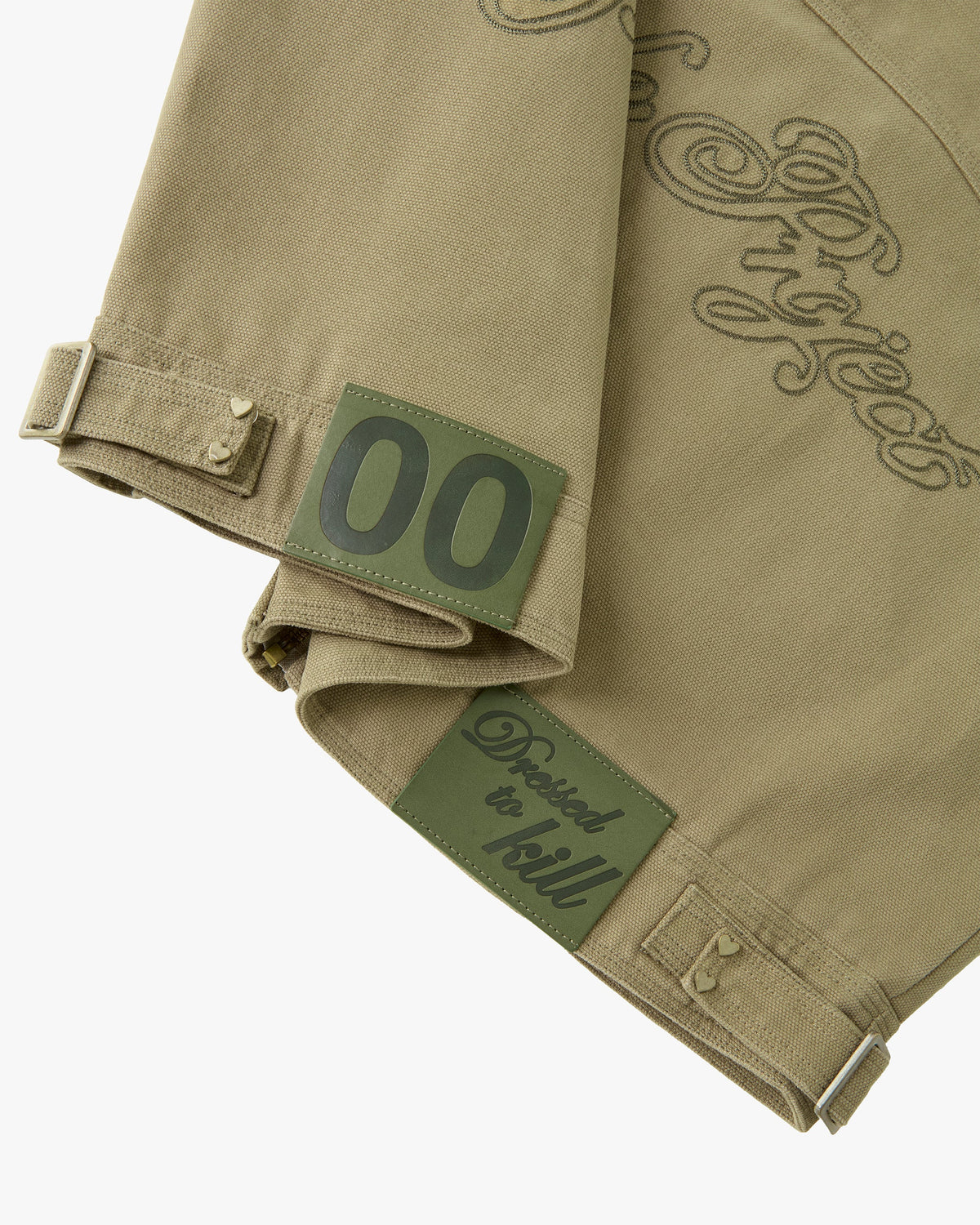 Heavy Canvas Trucker Jacket Khaki