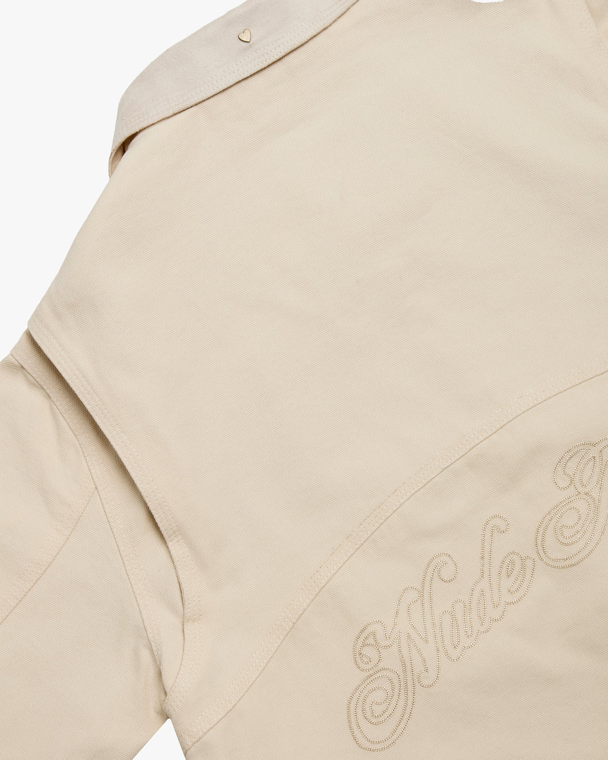 Heavy Canvas Trucker Jacket Offwhite