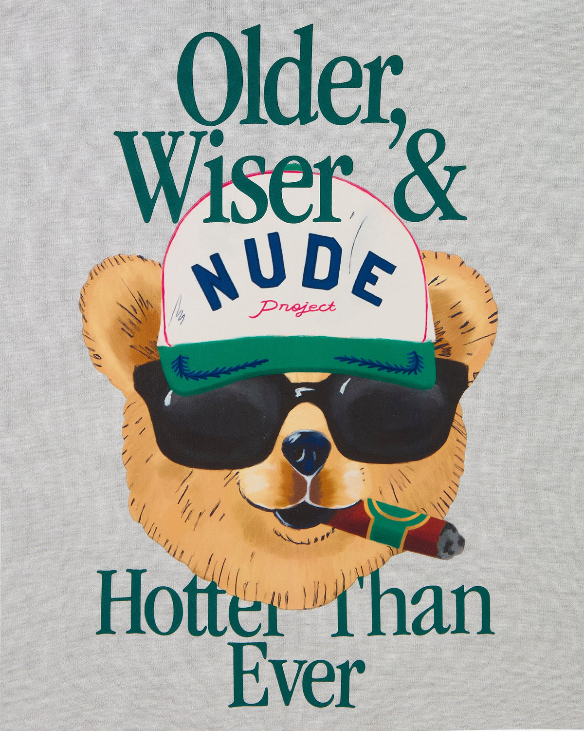 Hot Hoodie Grey Melange