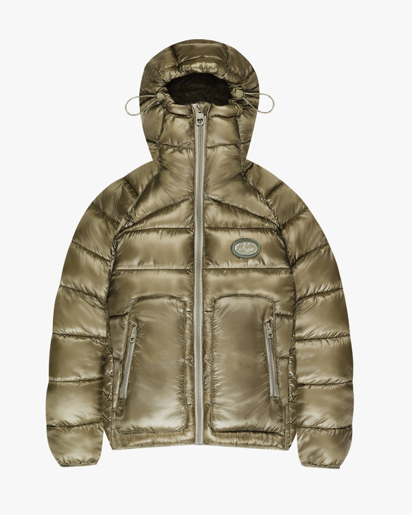 ICONIC PUFFER JACKET OLIVE GREEN