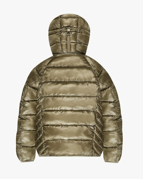 Iconic Puffer Jacket Olive Green – Nude Project
