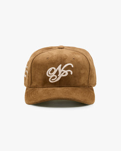 ICONIC SUEDE CAP BROWN