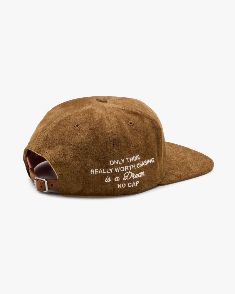 ICONIC SUEDE CAP BROWN