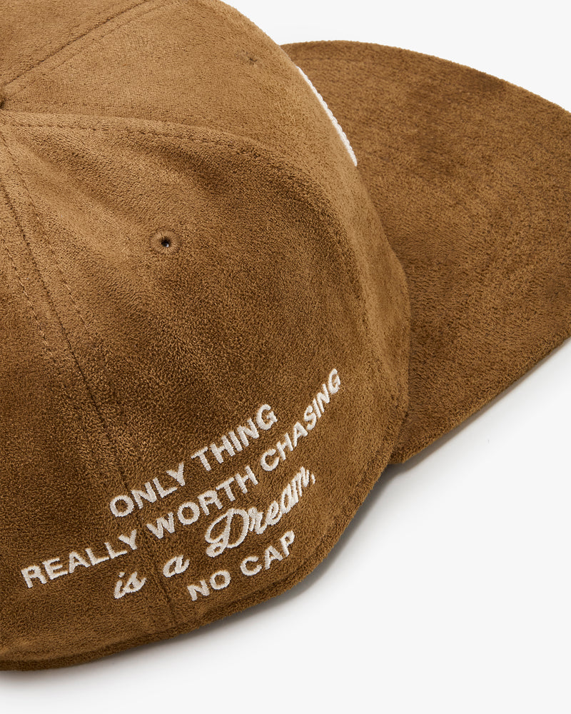 ICONIC SUEDE CAP BROWN