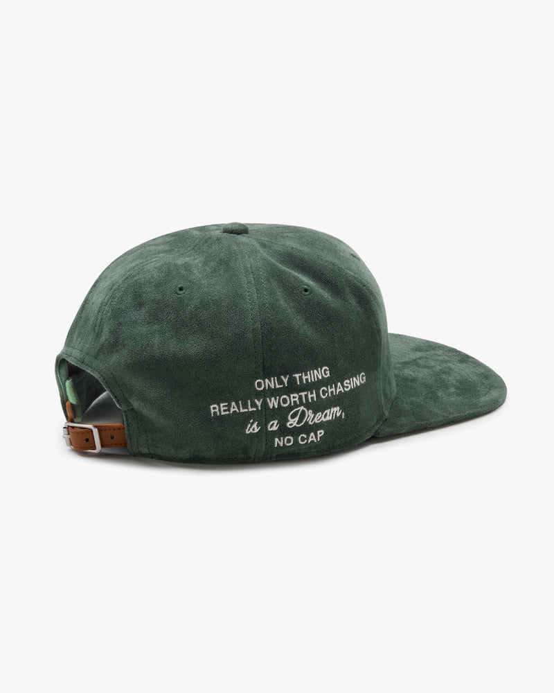 ICONIC SUEDE CAP GREEN