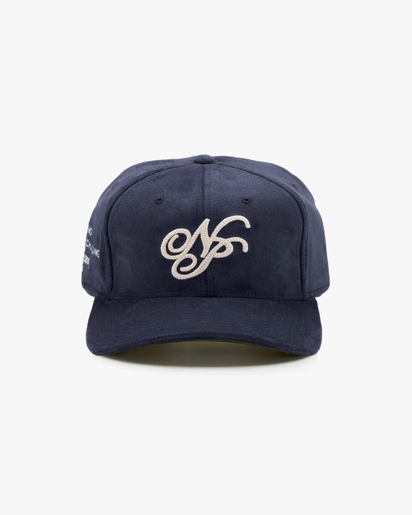 ICONIC SUEDE CAP NAVY