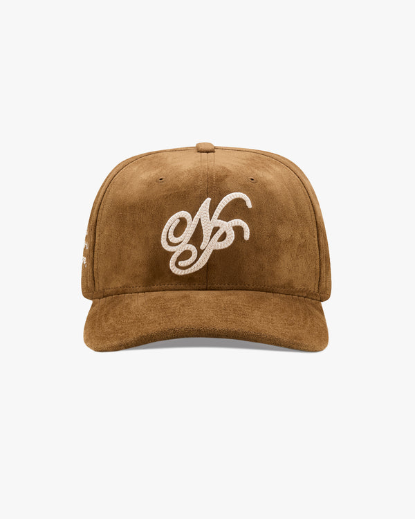 ICONIC SUEDE CAP BROWN