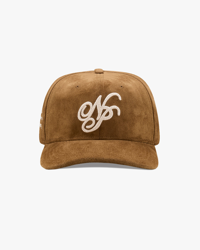 ICONIC SUEDE CAP BROWN