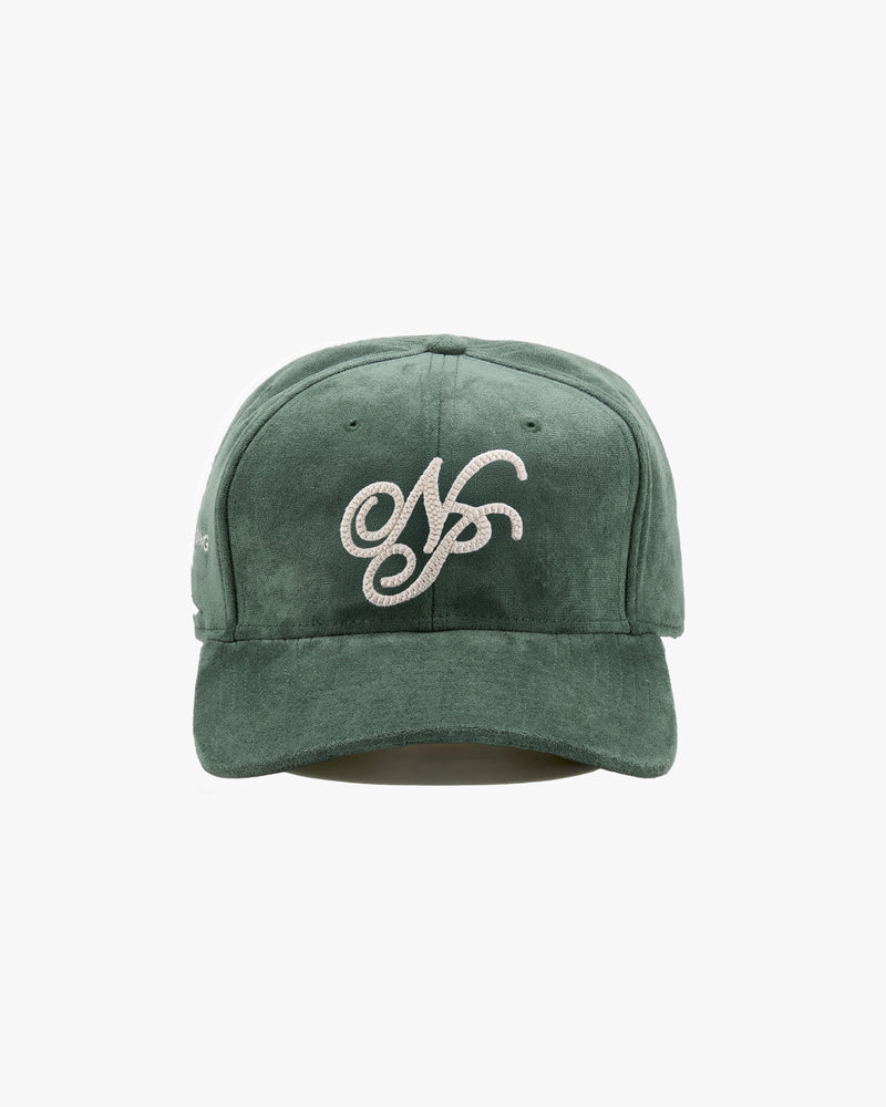 ICONIC SUEDE CAP GREEN