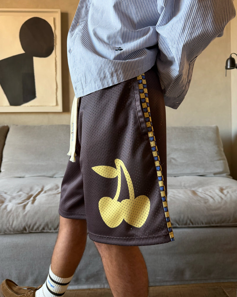 Basic Mesh Short Brown