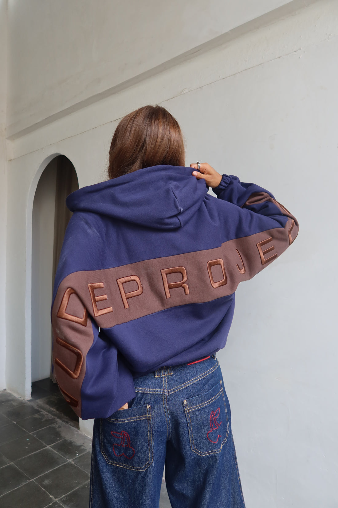 United Zip-Up Hoodie Navy