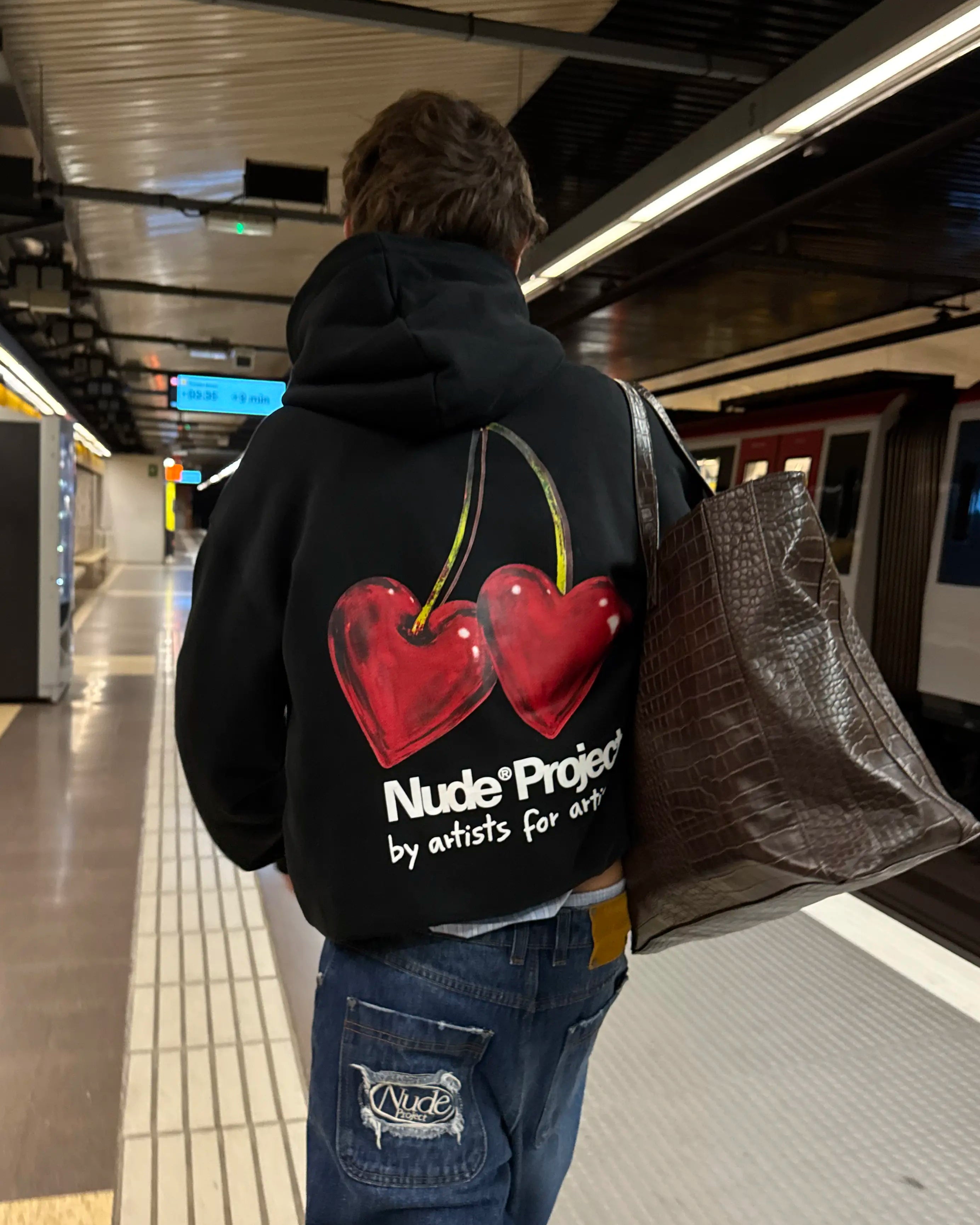 Juicy Cherry Hoodie Black – Nude Project Juicy Cherry Hoodie Black – Nude Project