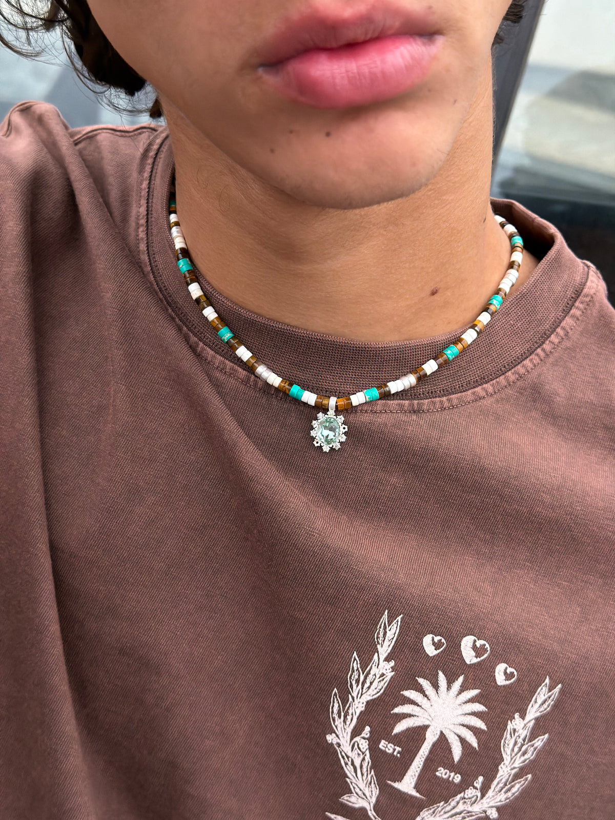 Famara Necklace Blue