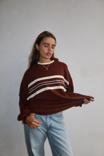 Smith Knit Sweater Brown