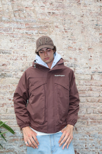 Windbreaker Jacket Brown