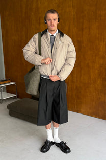 The Freelancer Bomber Jacket Beige