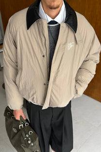 The Freelancer Bomber Jacket Beige