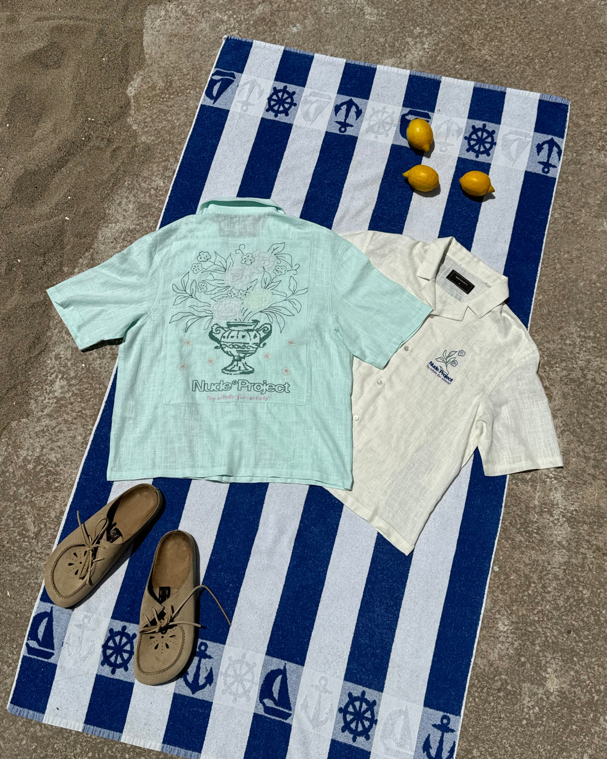 Kimchi Resort Shirt Aqua Green