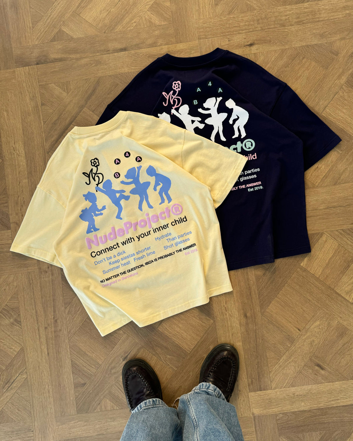 Lil'Rebel Tee Soft Yellow