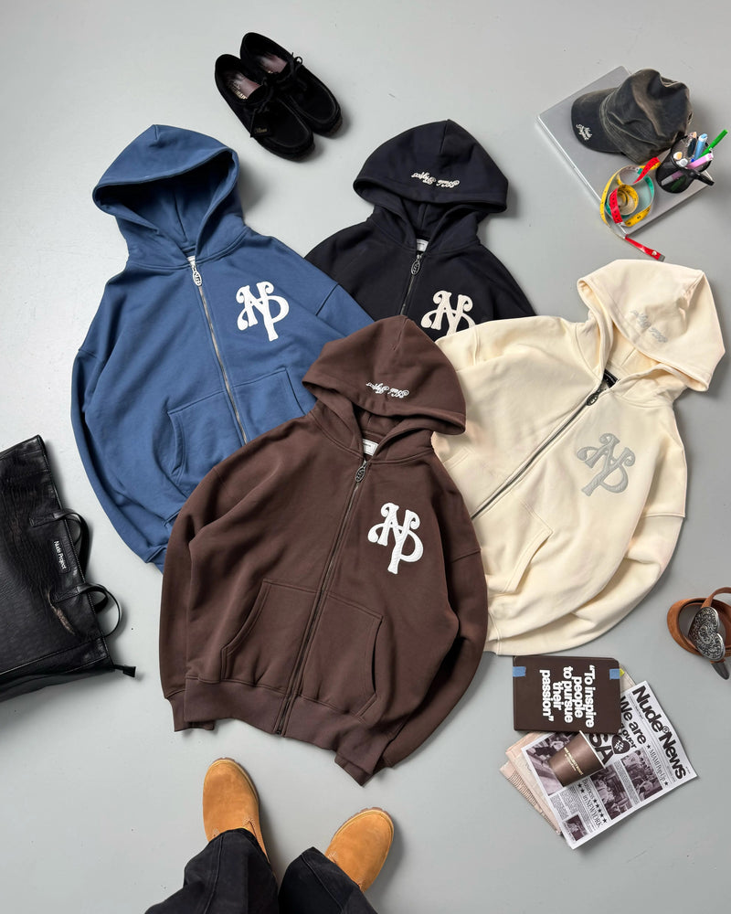 Kill Bill Zip-Up Hoodie Brown