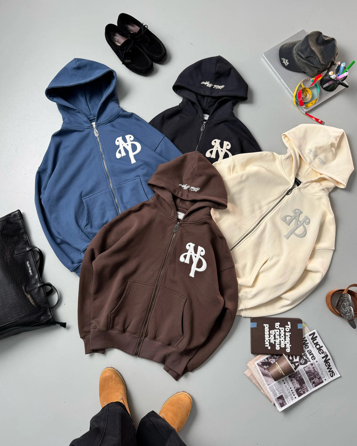 Kill Bill Zip-Up Hoodie Marshmallow