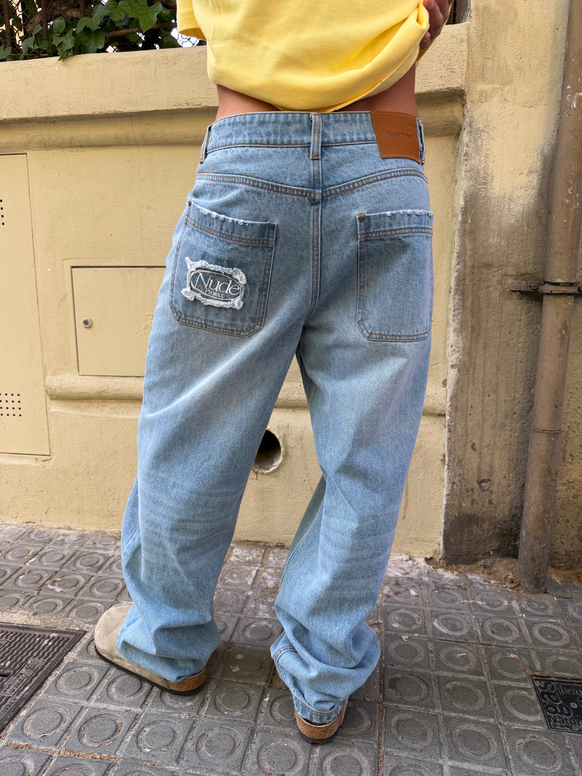 Basic Straight Jeans Light Wash