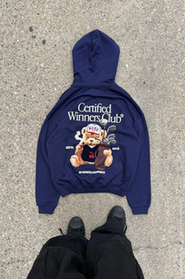 Winner Hoodie Grey Navy