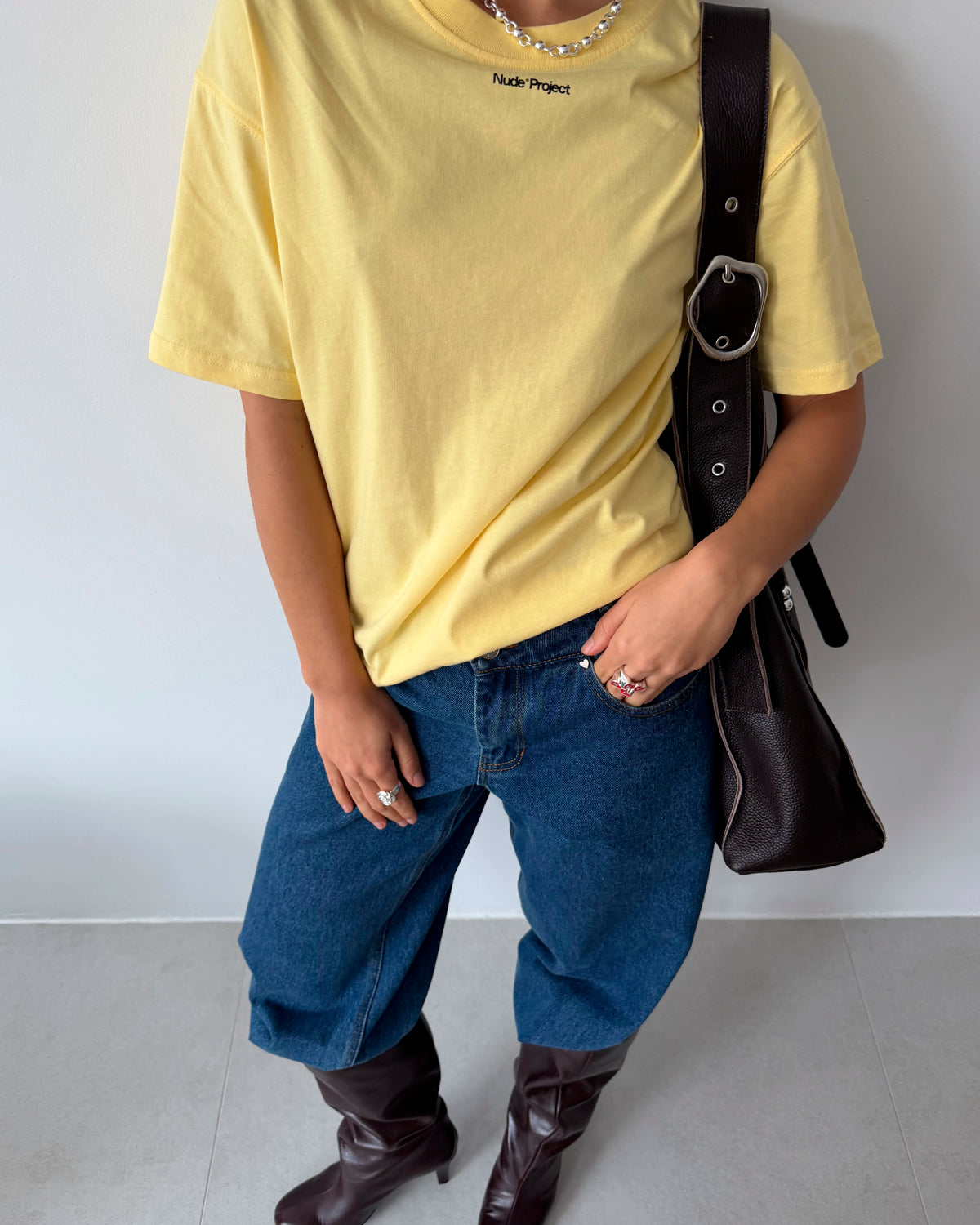 Racing Line Tee Yellow