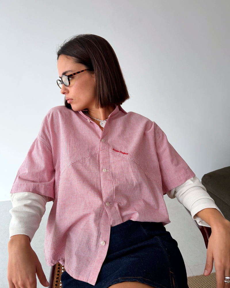 Palier Double Sleeve Shirt Red