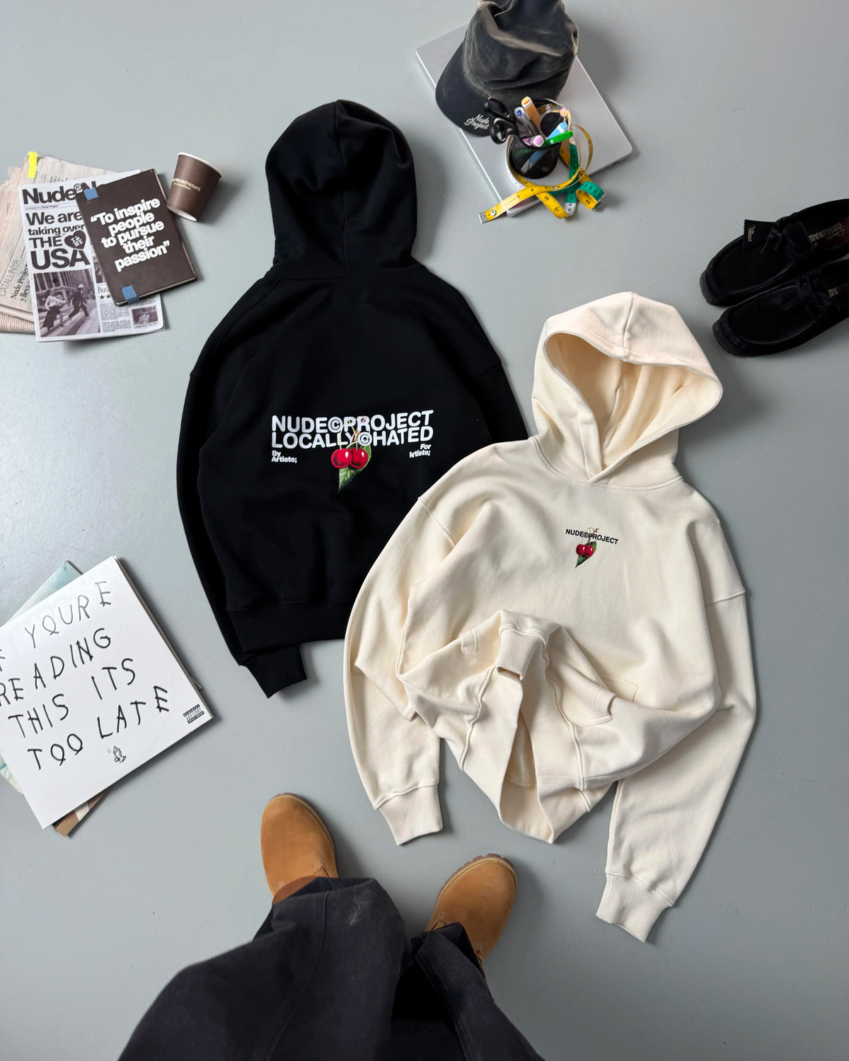 Locally Hated Cherry Hoodie Black