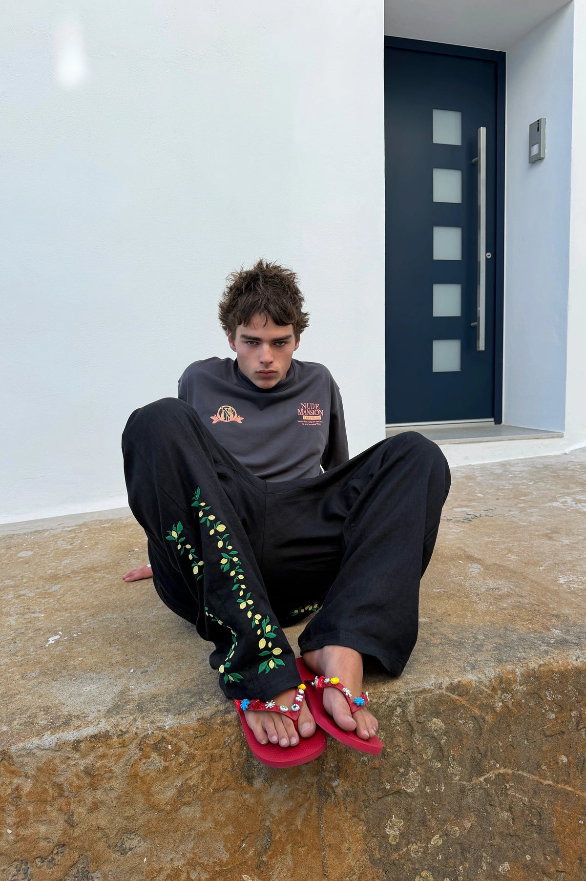 Kimchi Linen Pants Black