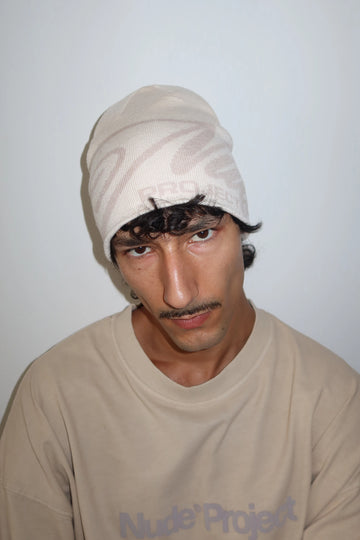 Prime Condom Beanie Ivory