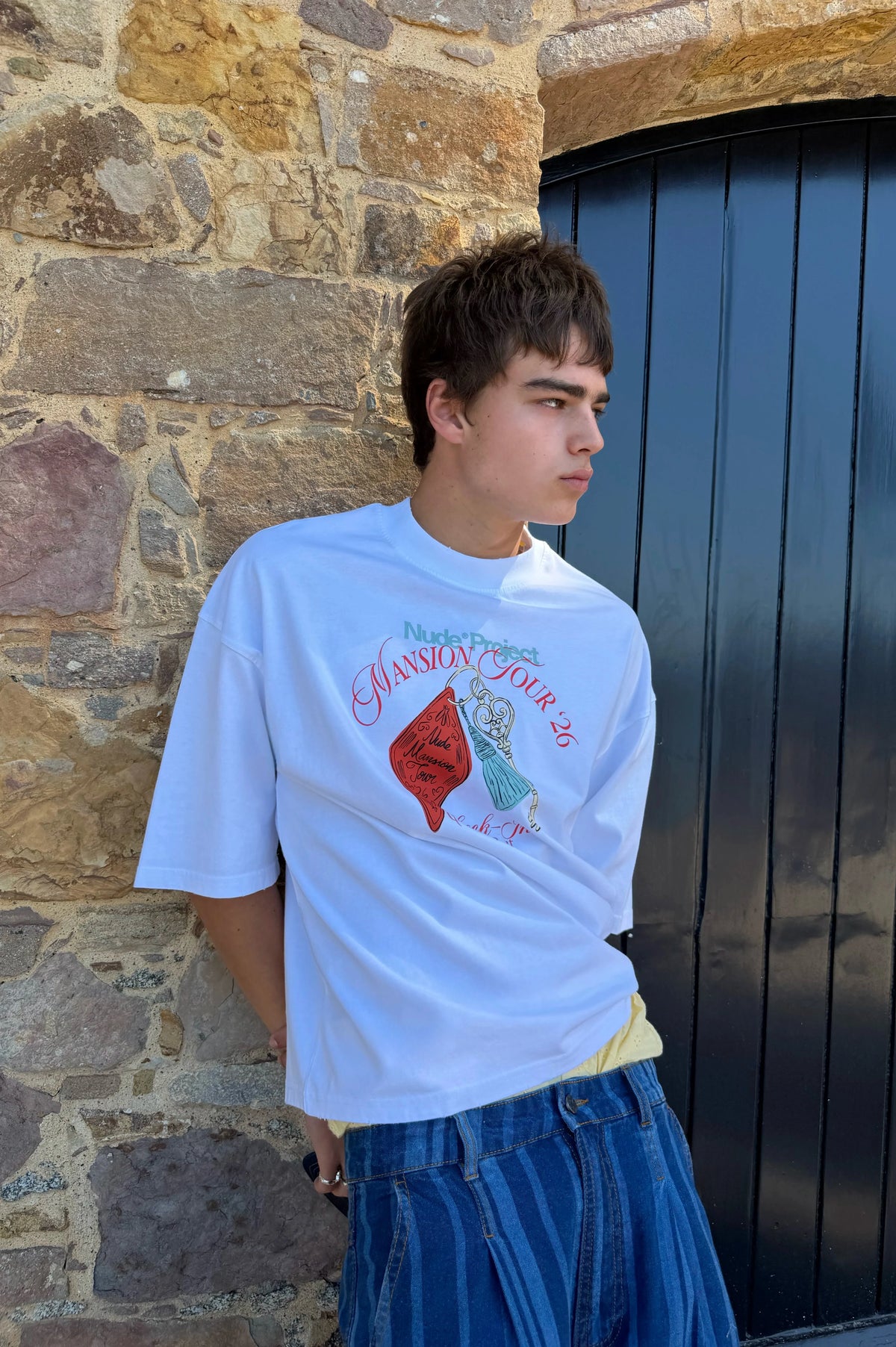 Mansion Key Tee White