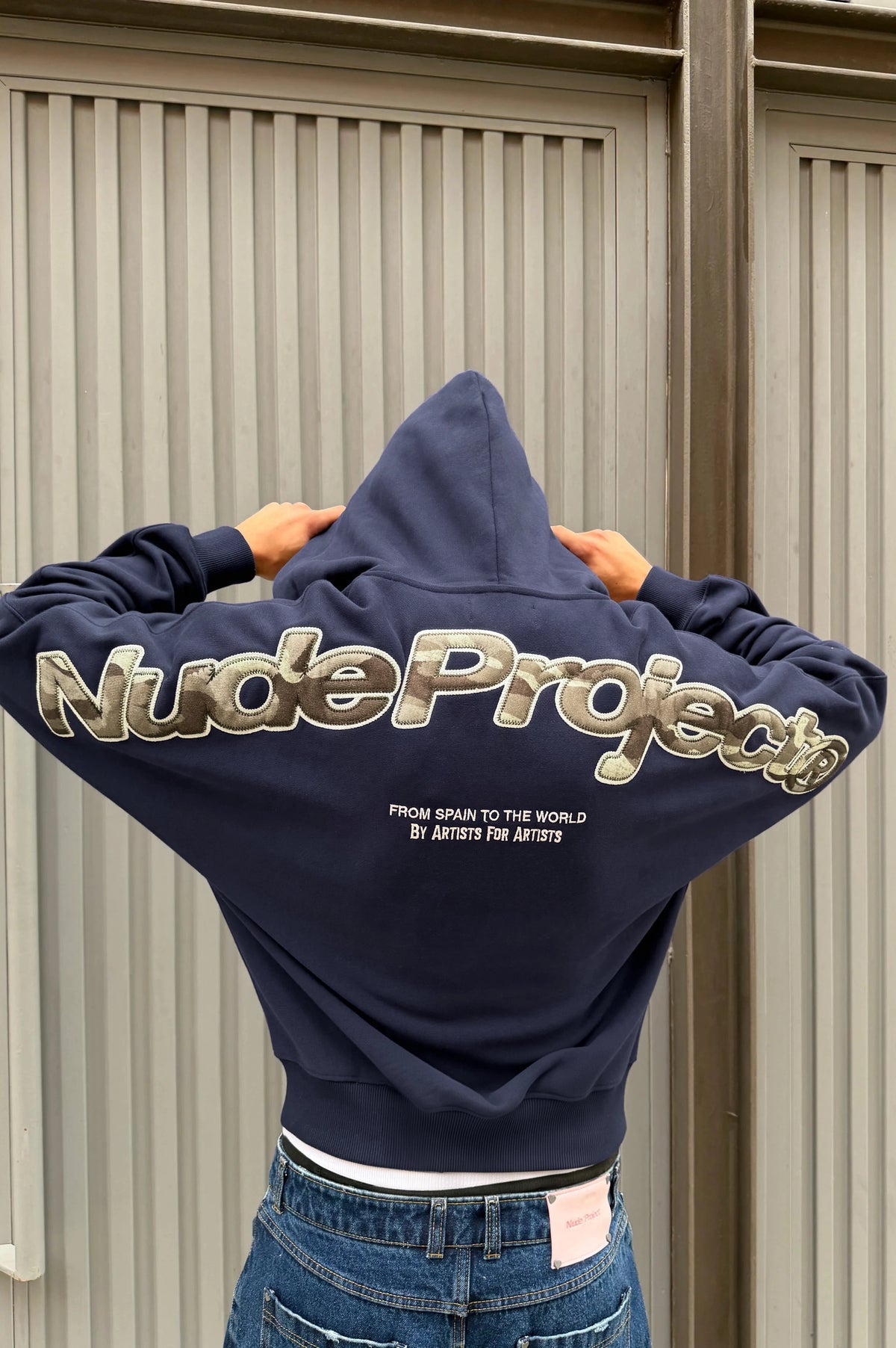 Beast Zip-Up Hoodie Navy