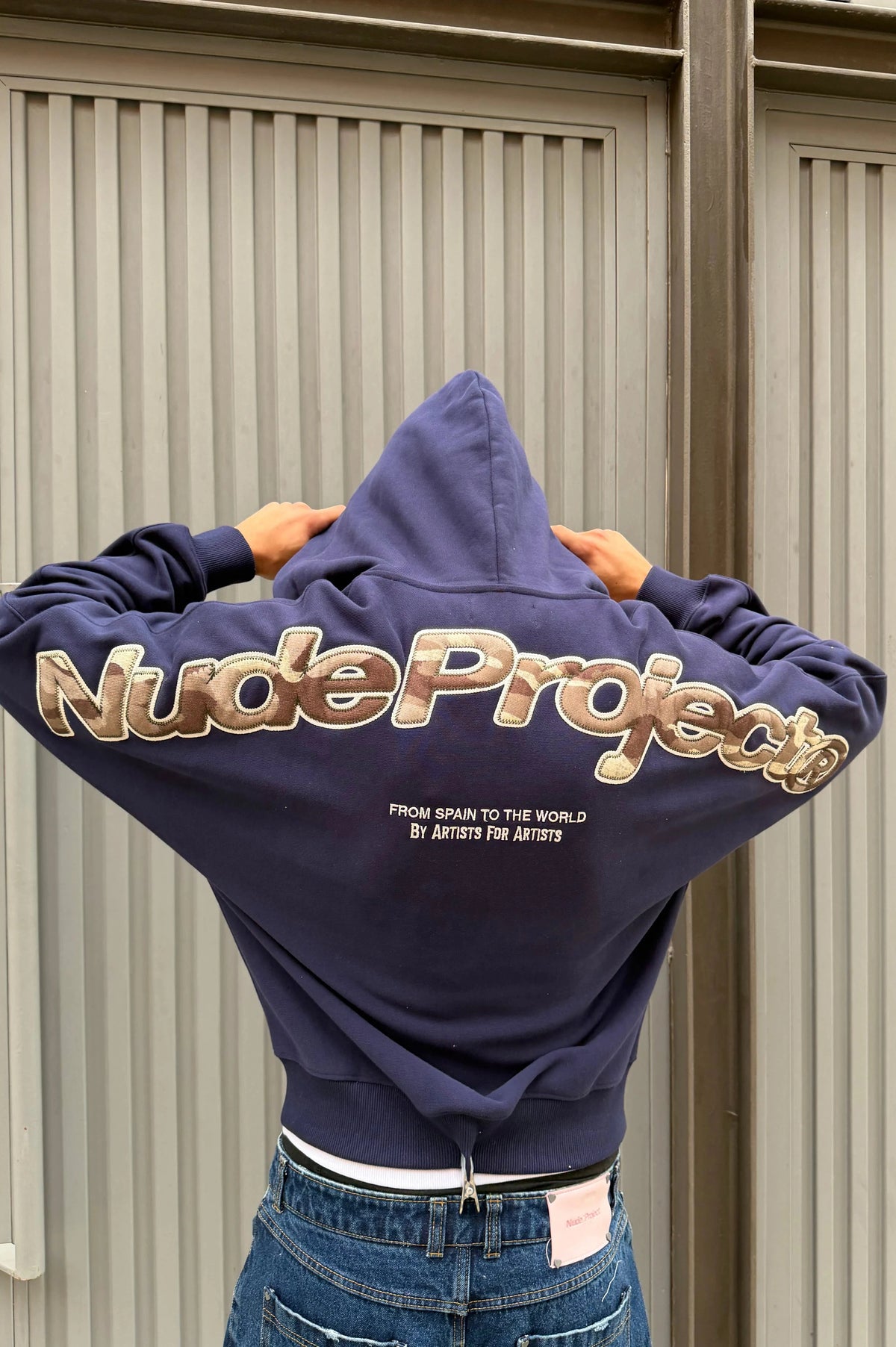 Beast Zip-Up Hoodie Navy