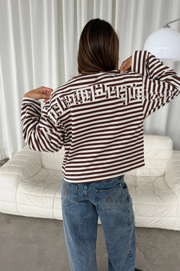 Sailor Long-Sleeve Tee Brown