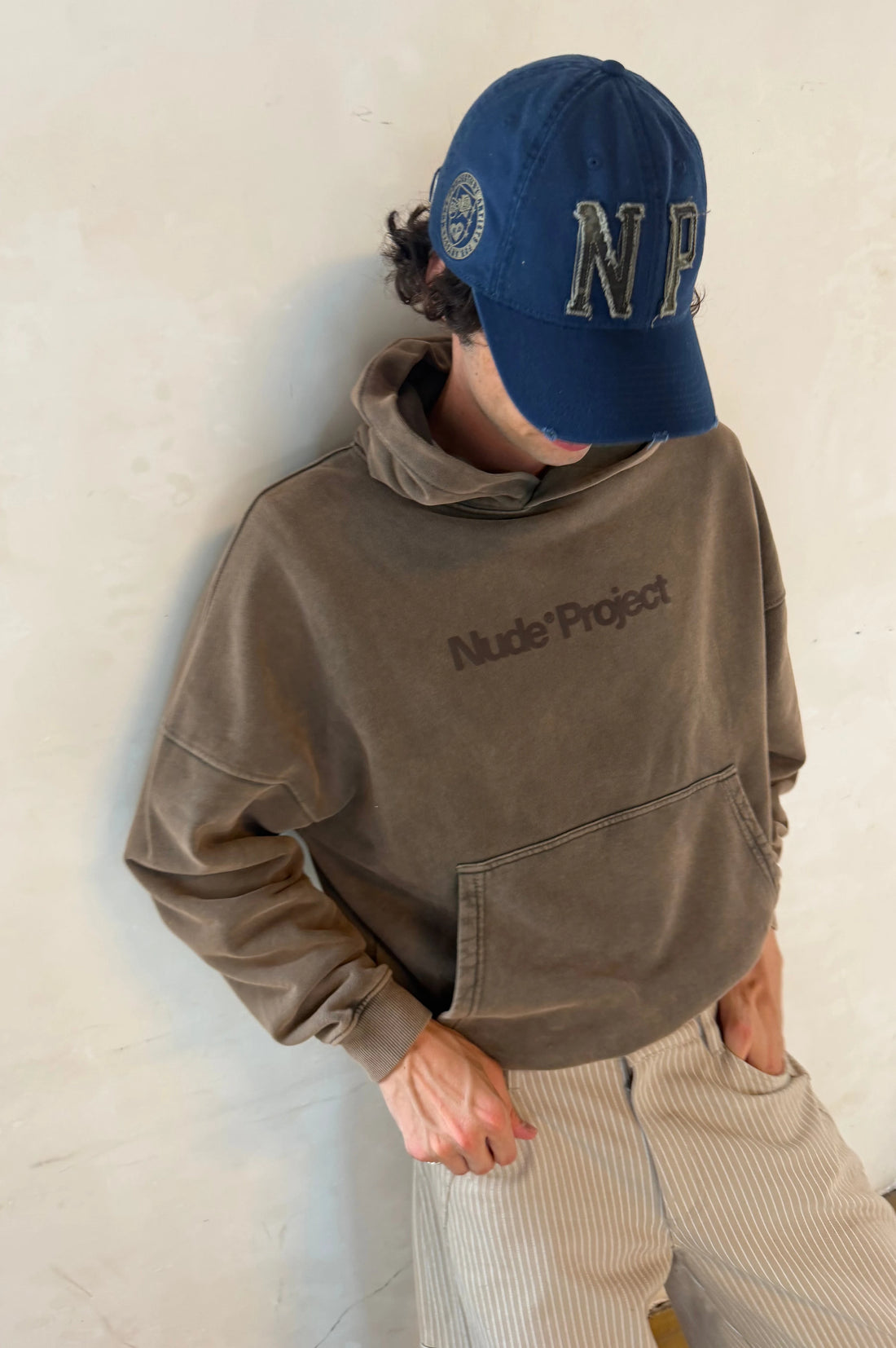 Box Logo Hoodie Brown